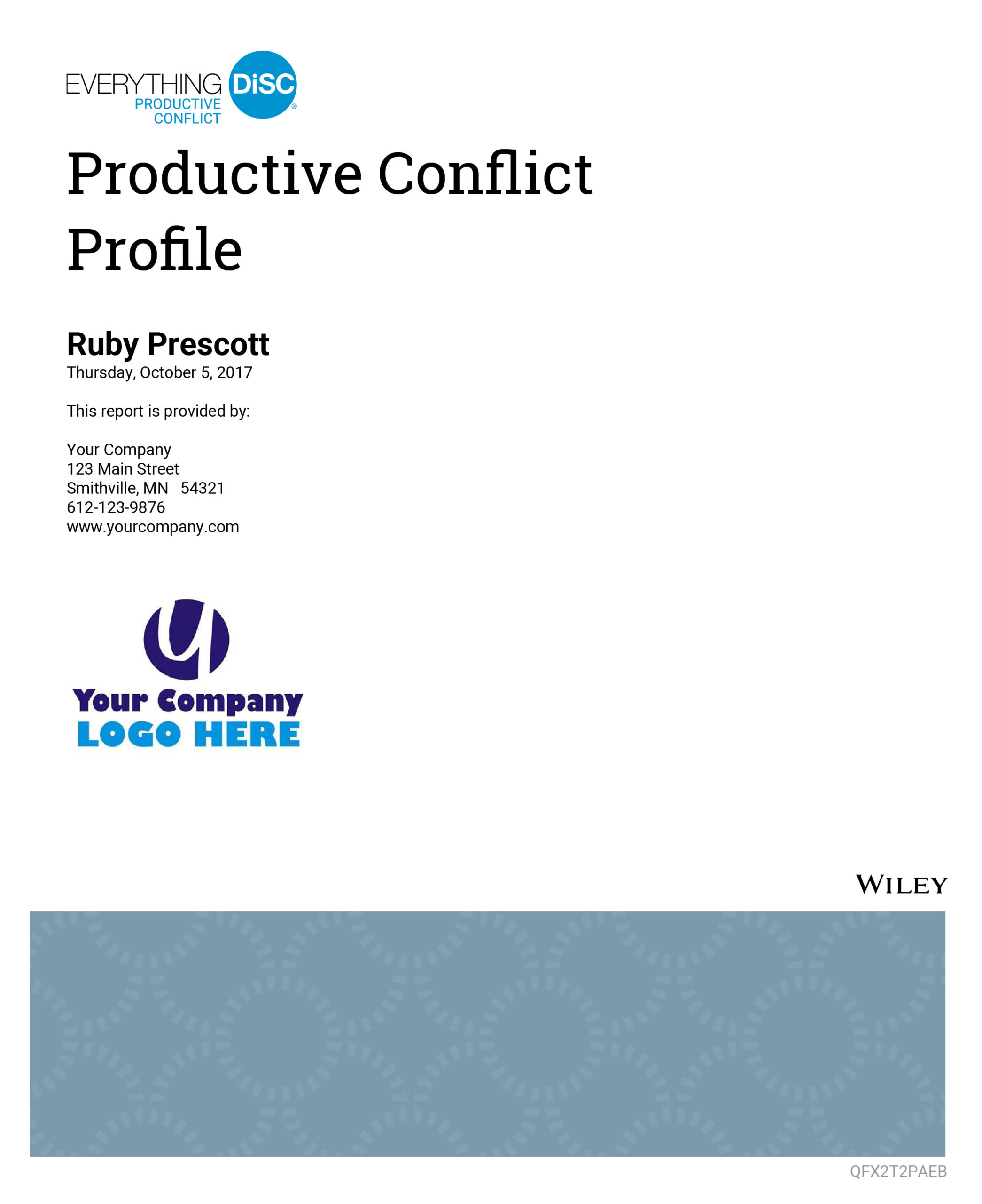 Everything DiSC Productive Conflict profile