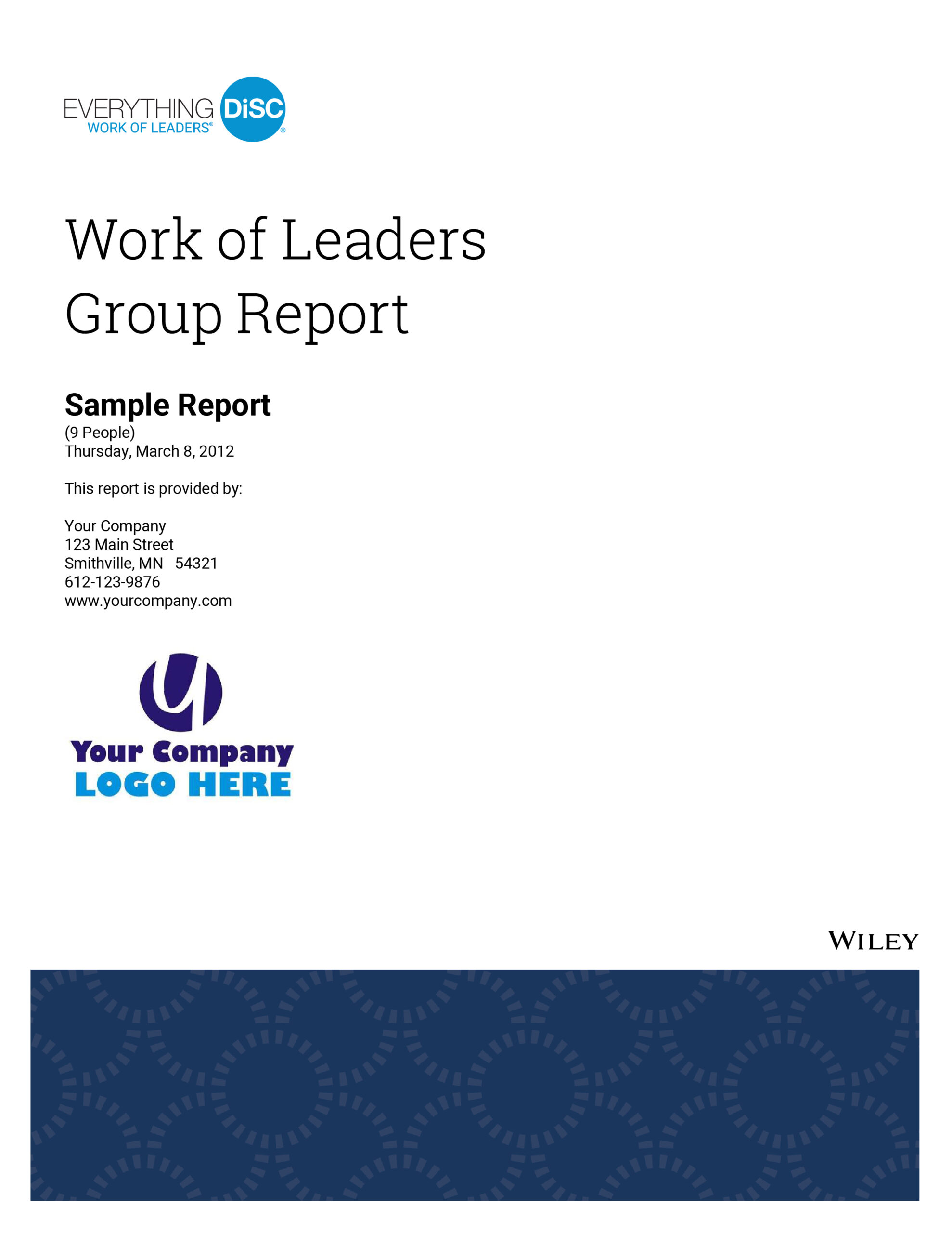 Everything DiSC Work of Leaders Group report